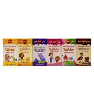 <span class="pname-ar notranslate" lang="ar">ملاعق عسل الأطفال بالنكهات</span><br> <span class="pname-en notranslate" lang="en">Kids Honey Spoons (Flavored)</span>